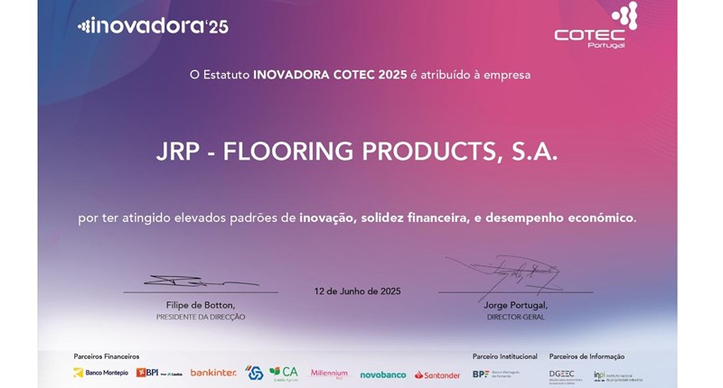 JRP é Inovadora COTEC 2025